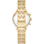 Fossil ES5219 Neutra Gold Chronograph Dial Gold Stainless Steel Bracelet Women's Watch